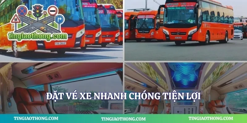 Đặt vé xe nhanh chóng tiện lợi