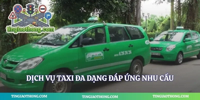 Dịch vụ taxi đa dạng đáp ứng nhu cầu