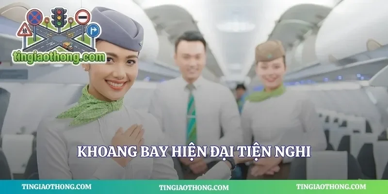 Khoang bay hiện đại tiện nghi