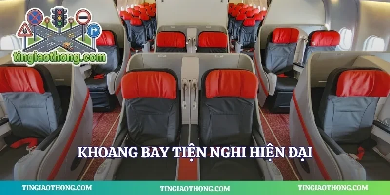 Khoang bay tiện nghi hiện đại
